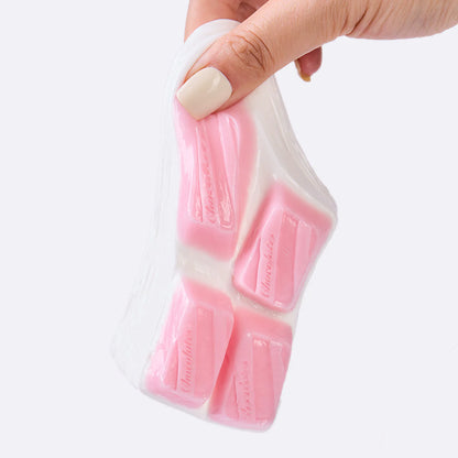 White-pink Chocolate Taba Squishy