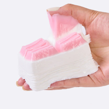 White-pink Chocolate Taba Squishy