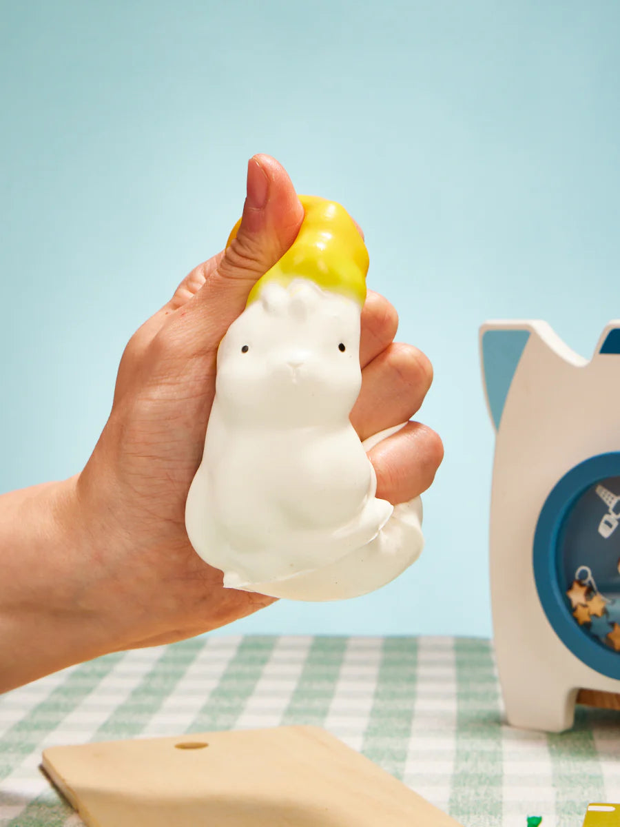 White-yellow Sheep Taba Squishy