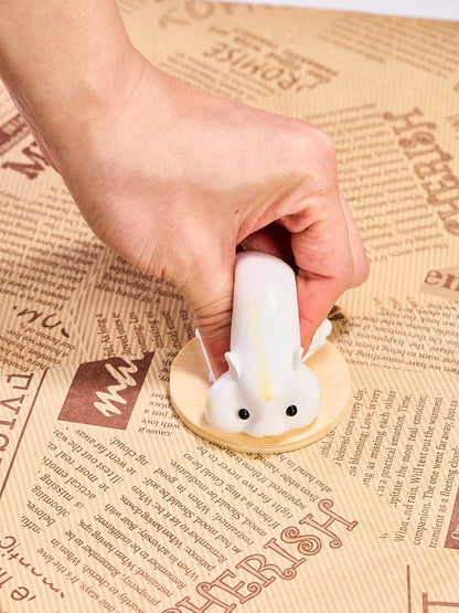 White Hamster Taba Squishy