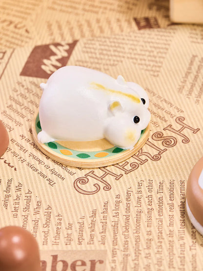 White Hamster Taba Squishy