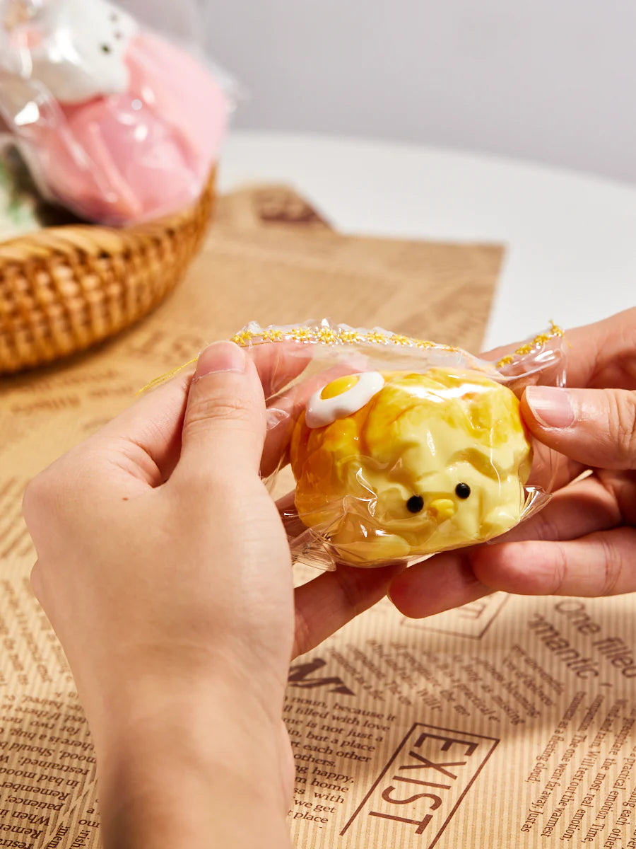 Yellow Chick Popcorn Taba Squishy