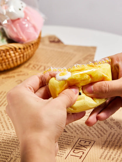 Yellow Chick Popcorn Taba Squishy
