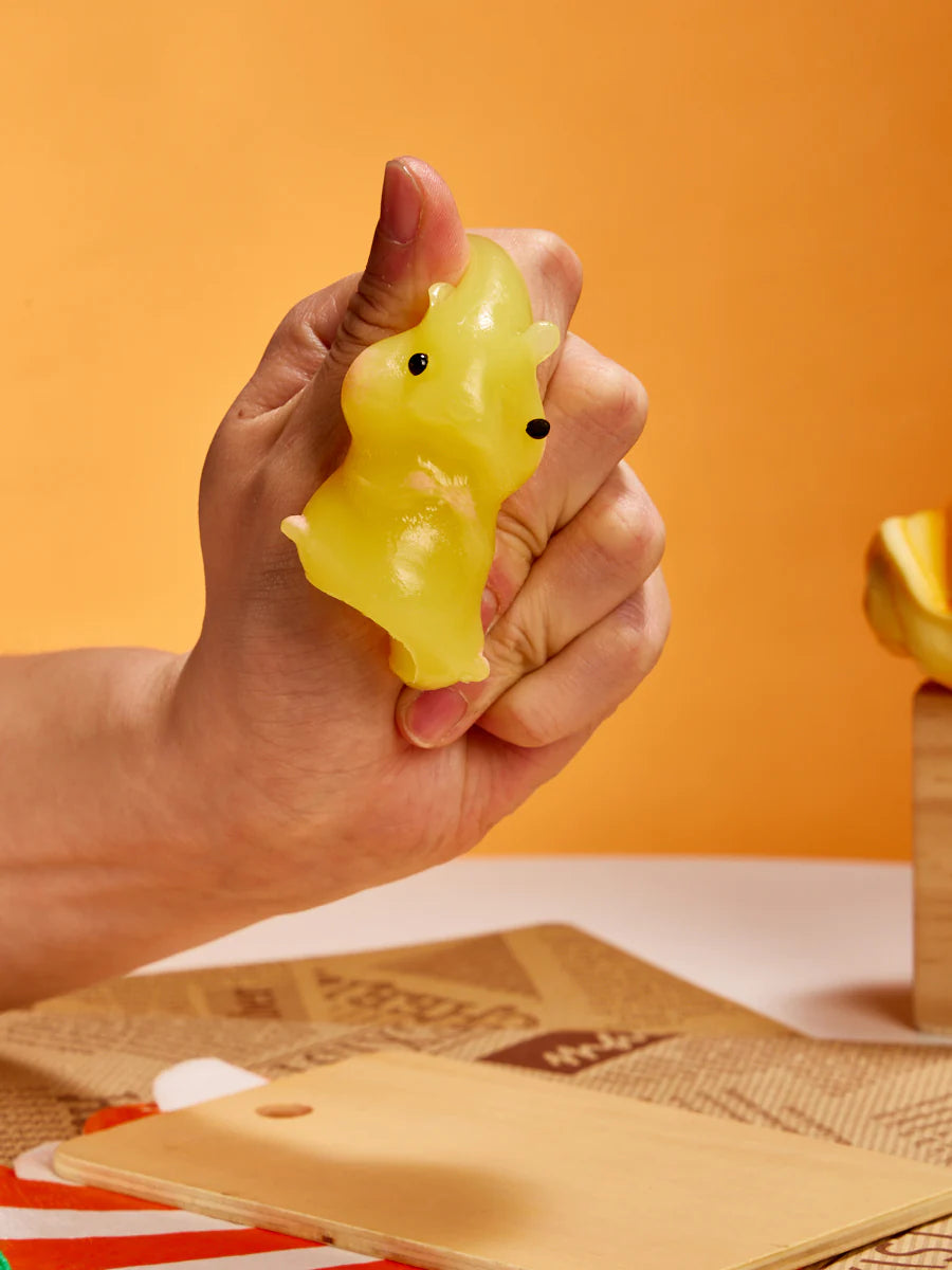 Yellow Hamster Taba Squishy
