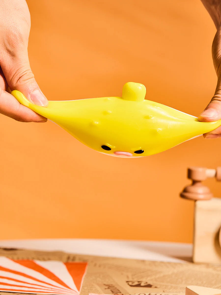 Yellow Pufferfish Taba Squishy
