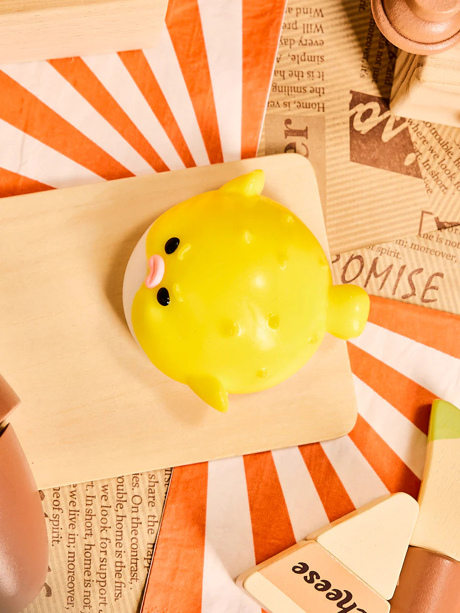 Yellow Pufferfish Taba Squishy