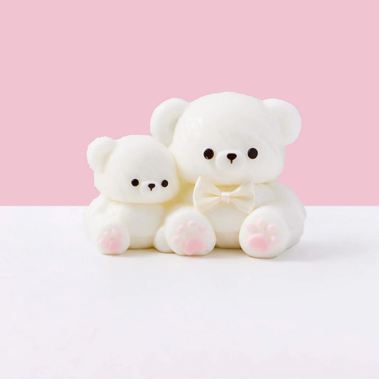 Parent-child White Bear Set Taba Squishy
