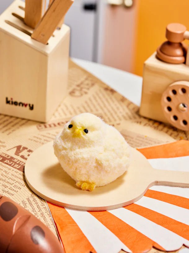 Flocked Chick Squeeze Toy